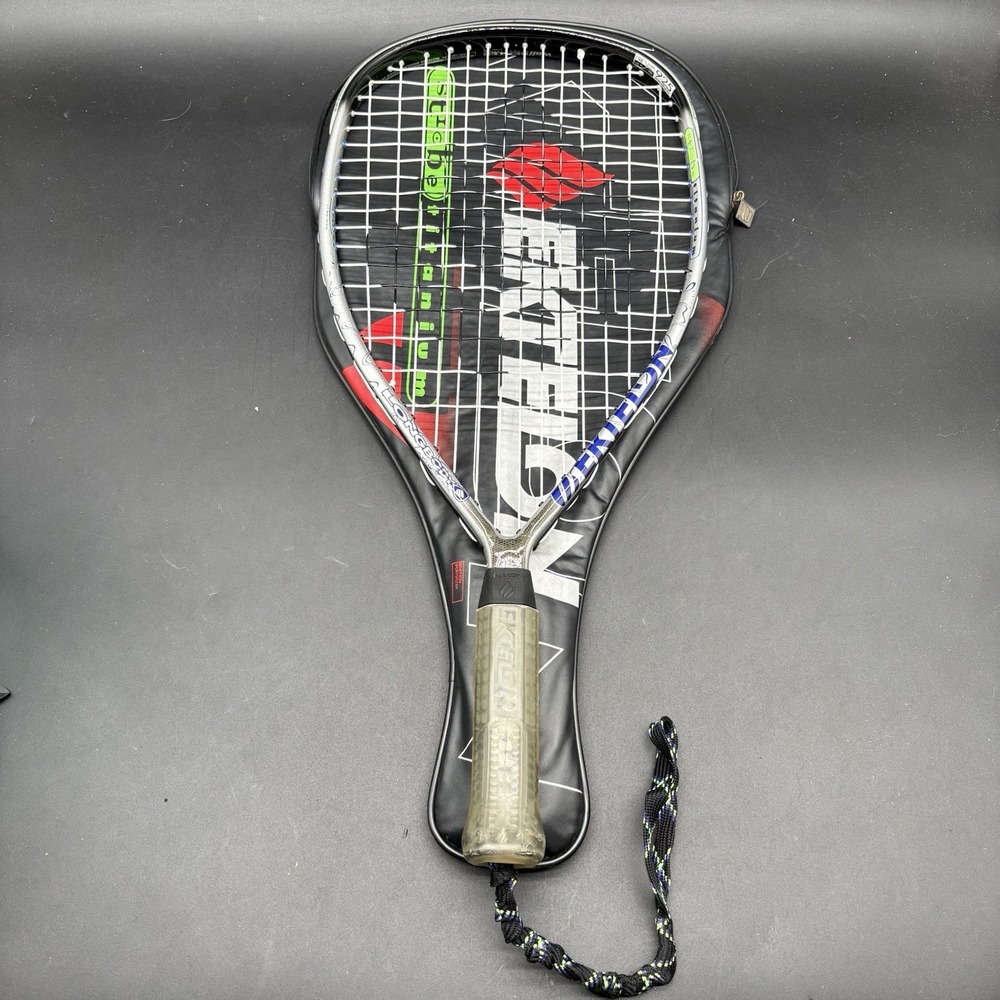Ektelon‎ Strobe Titanium Long Body Racquetball Racquet 925 Power + Case